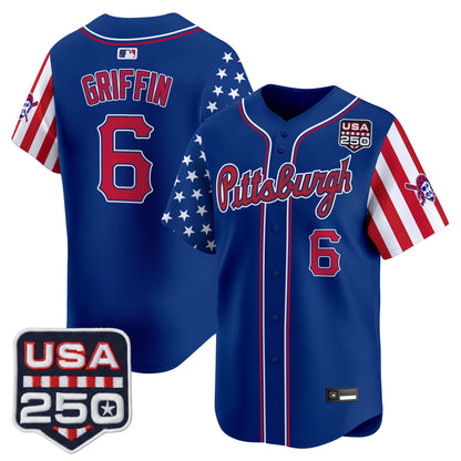 Pittsburgh Pirates "America250 Edition" Vapor Premier Limited Jersey - All Stitched