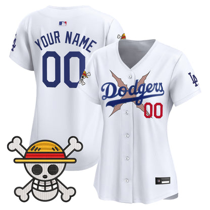 Los Angeles Dodgers x One Piece Vapor Premier Limited Custom Jersey - Stitched