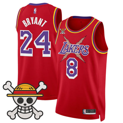 Los Angeles Lakers x One Piece Swingman Jersey - Stitched