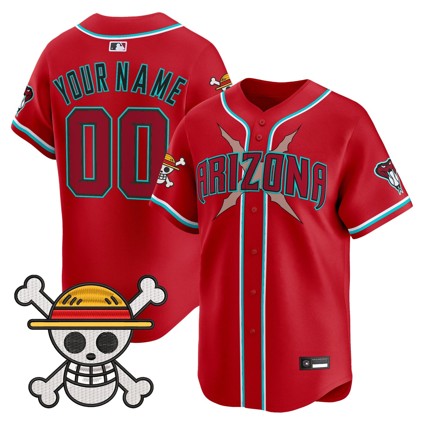 Diamondbacks x OP Vapor Premier Limited Custom Jersey - Stitched