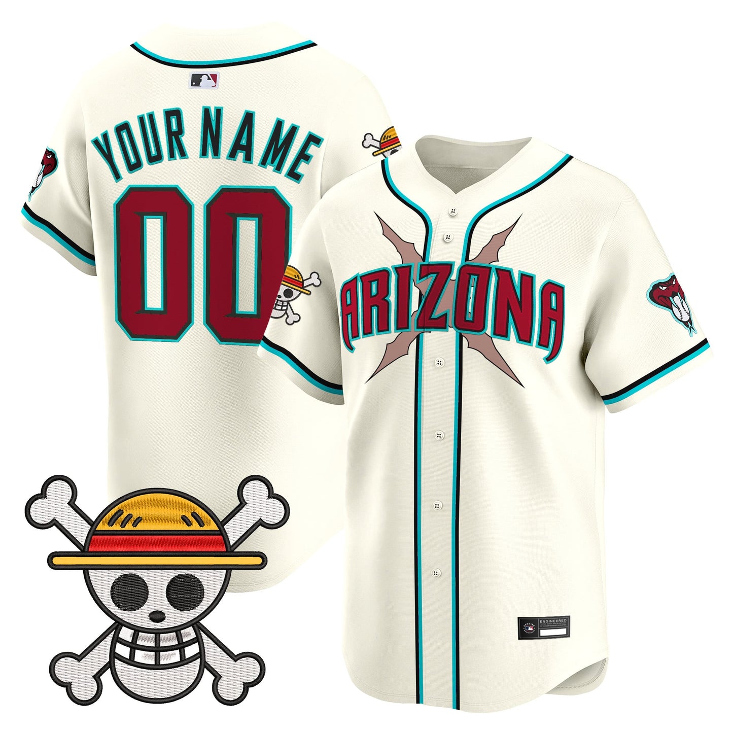 Diamondbacks x OP Vapor Premier Limited Custom Jersey - Stitched