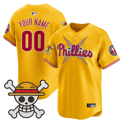 Philadelphia Phillies x OP Vapor Premier Limited Custom Jersey - Stitched