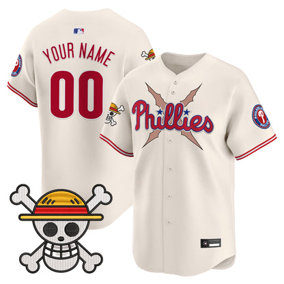 Philadelphia Phillies x OP Vapor Premier Limited Custom Jersey - Stitched