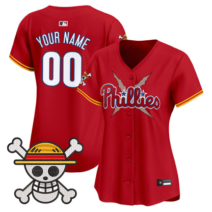 Philadelphia Phillies x OP Vapor Premier Limited Custom Jersey - Stitched