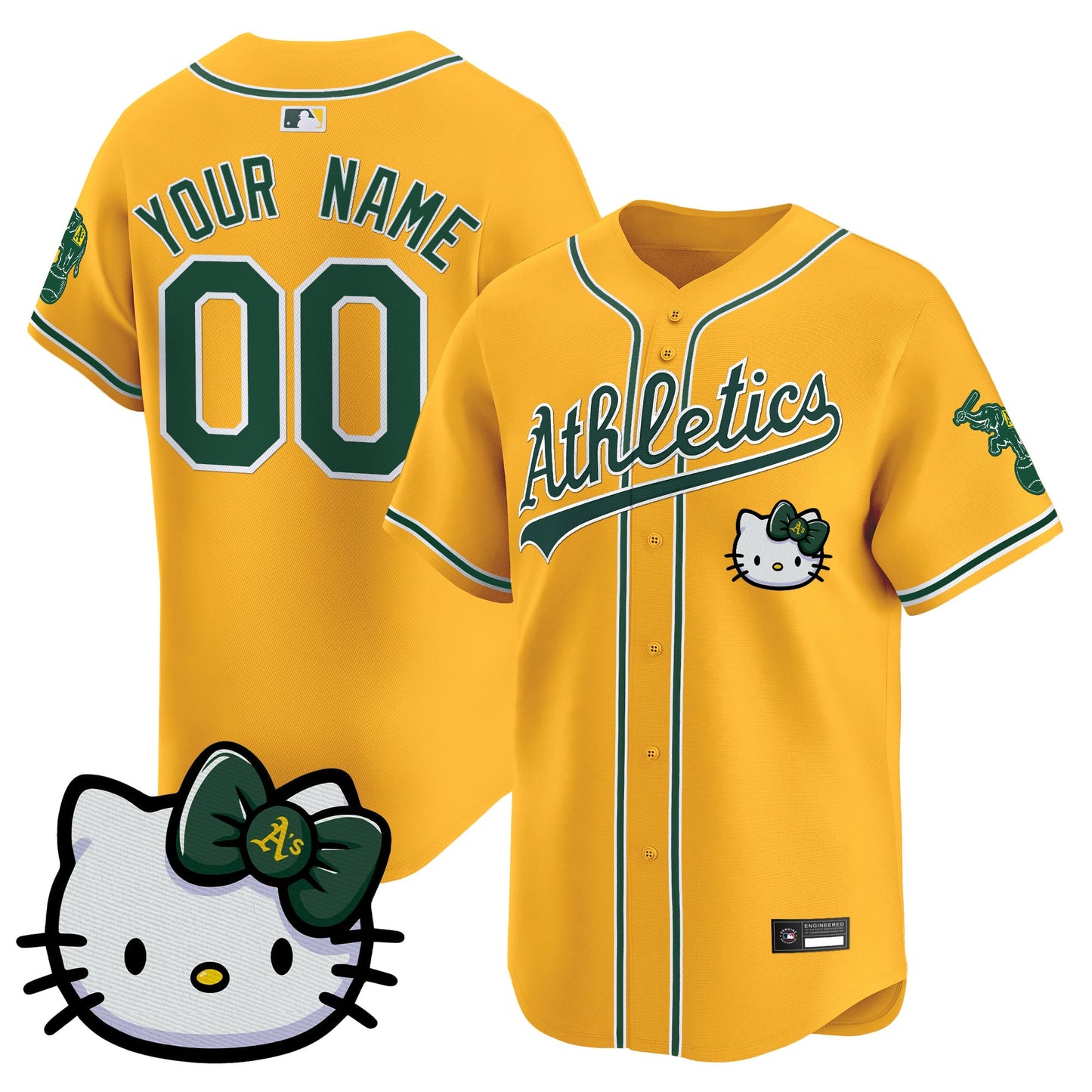 Oakland Athletics Meow KT Vapor Premier Limited Custom Jersey – All Stitched