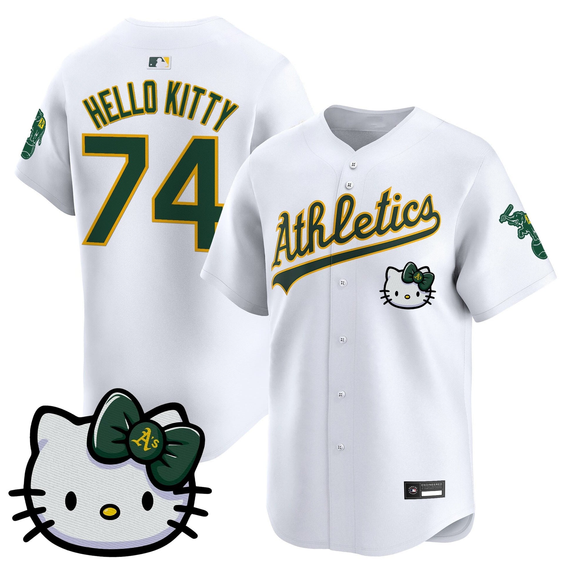 Oakland Athletics Meow KT Vapor Premier Limited Jersey – All Stitched