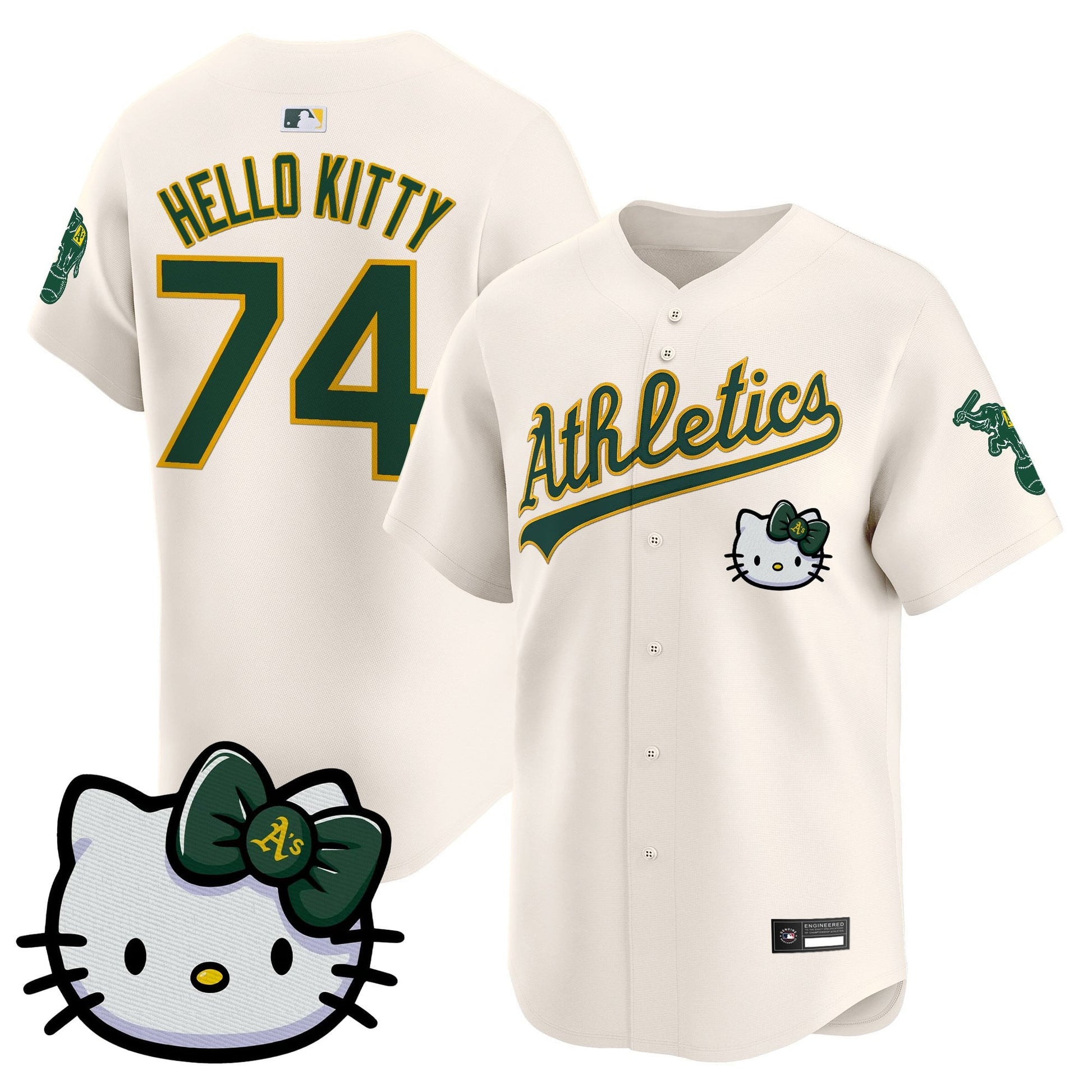 Oakland Athletics Meow KT Vapor Premier Limited Jersey – All Stitched