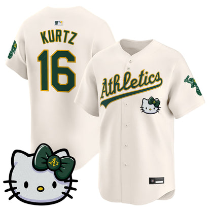 Oakland Athletics Meow KT Vapor Premier Limited Jersey – All Stitched