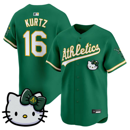 Oakland Athletics Meow KT Vapor Premier Limited Jersey – All Stitched