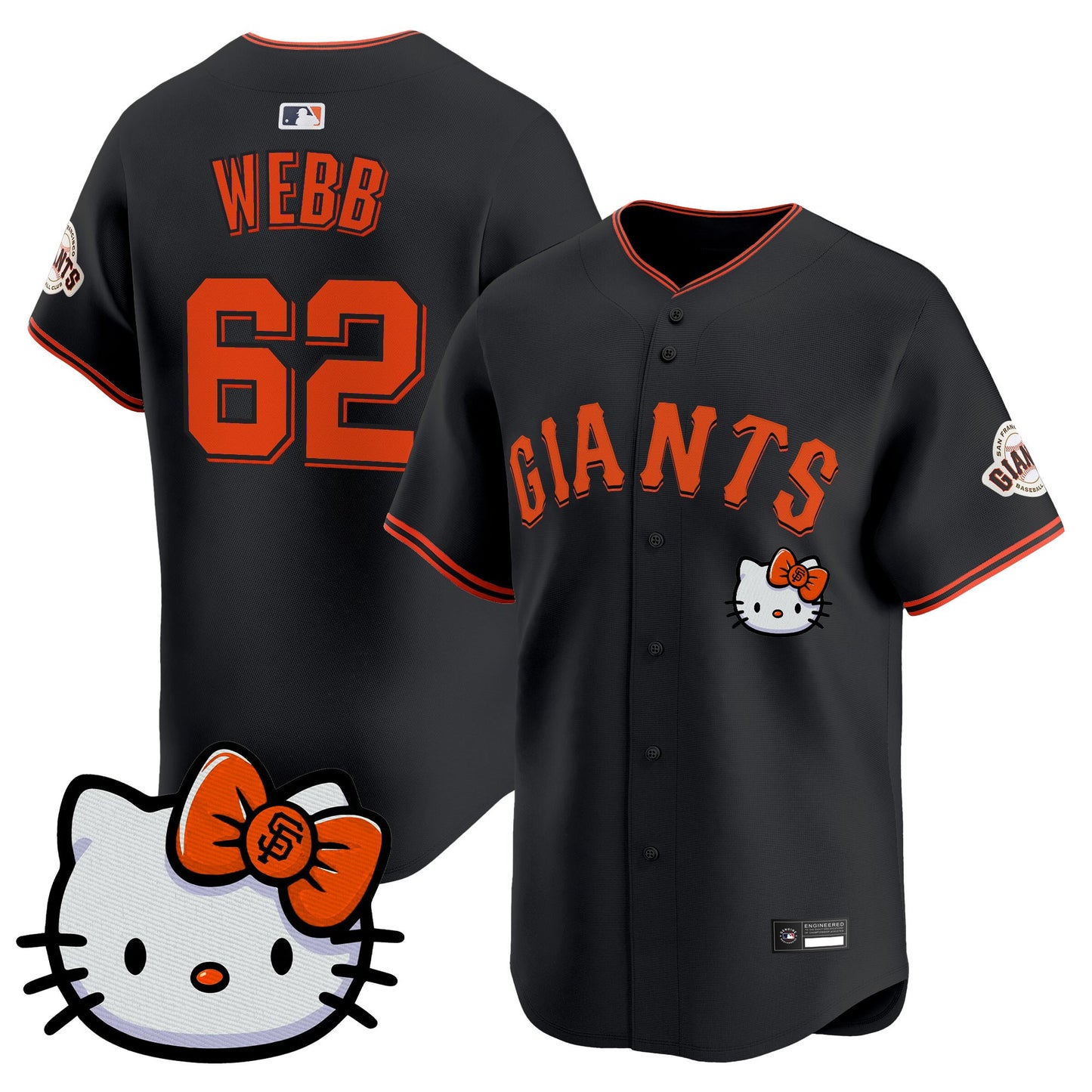  San Francisco Giants Meow KT Vapor Premier Limited Jersey – All Stitched