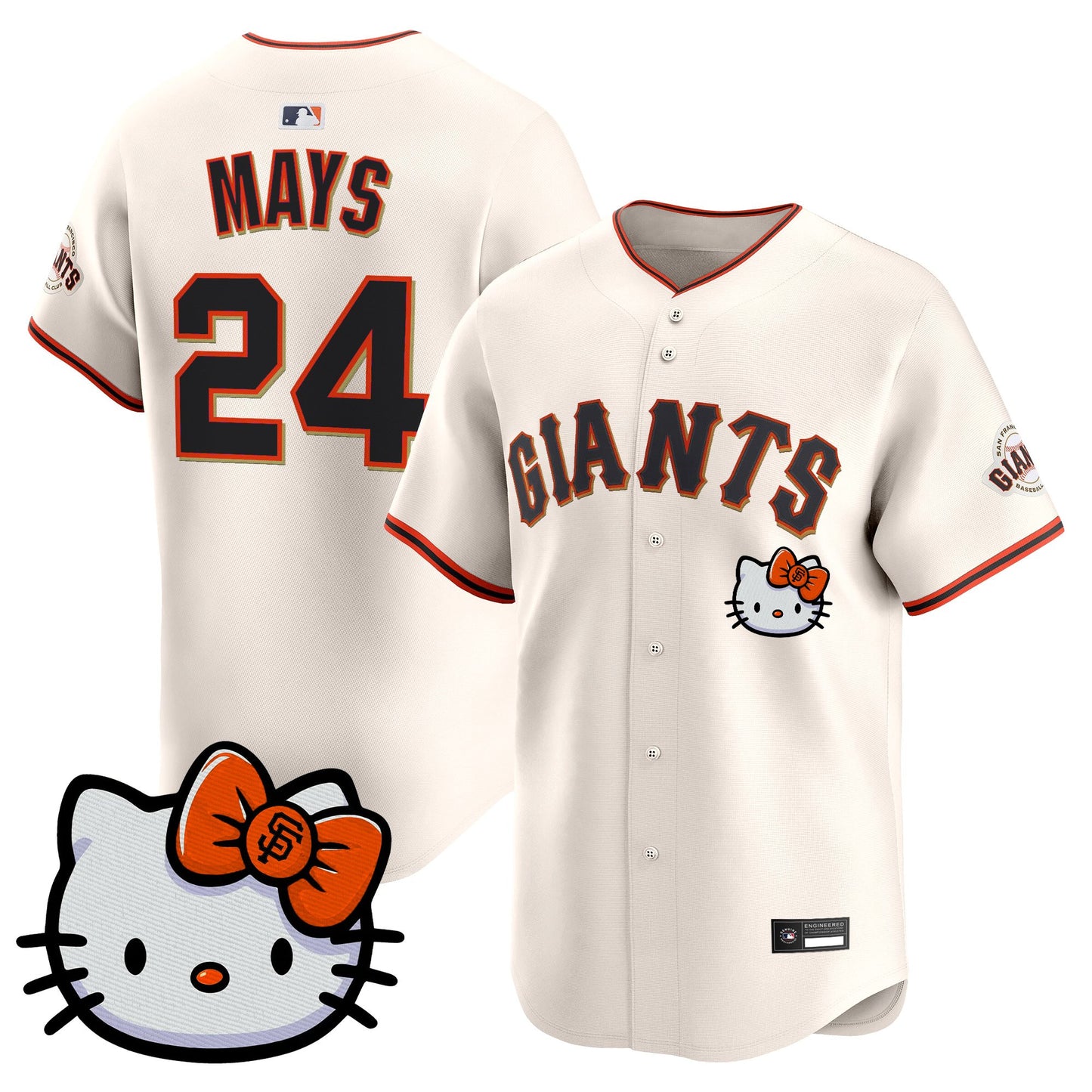  San Francisco Giants Meow KT Vapor Premier Limited Jersey – All Stitched