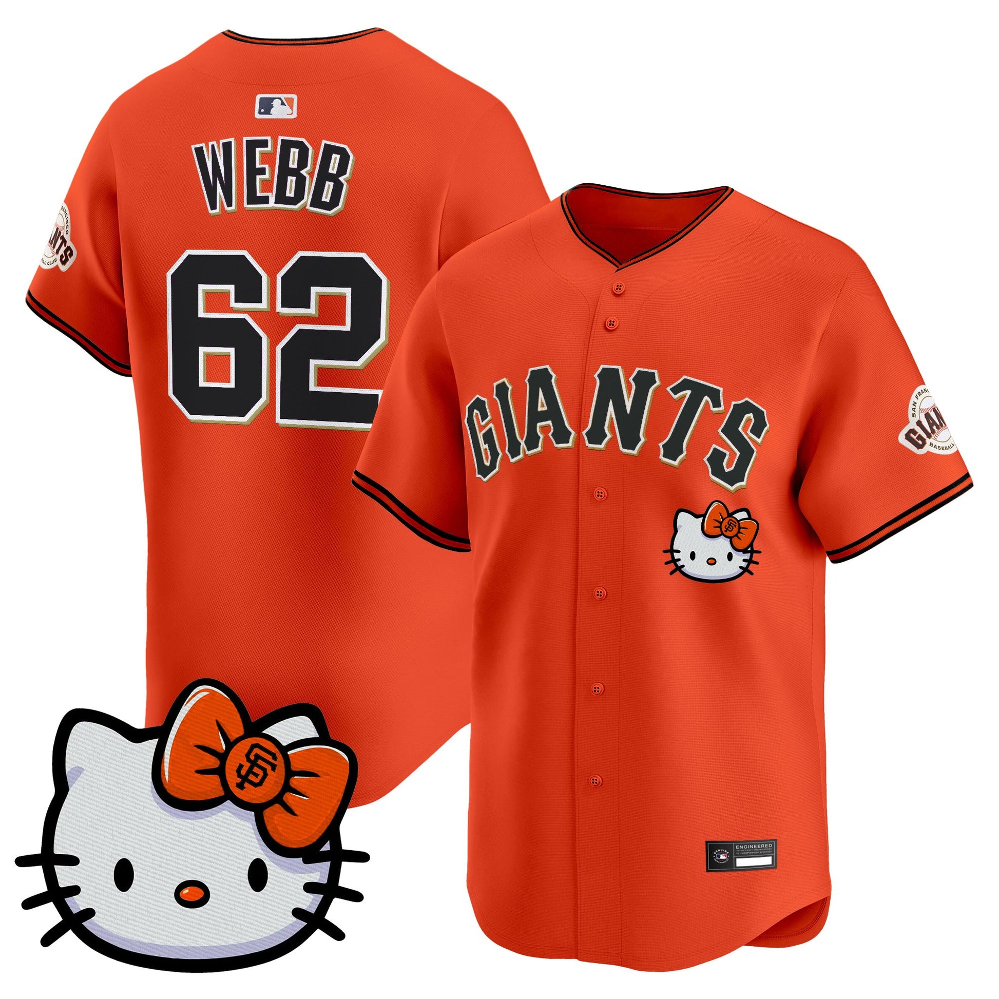  San Francisco Giants Meow KT Vapor Premier Limited Jersey – All Stitched