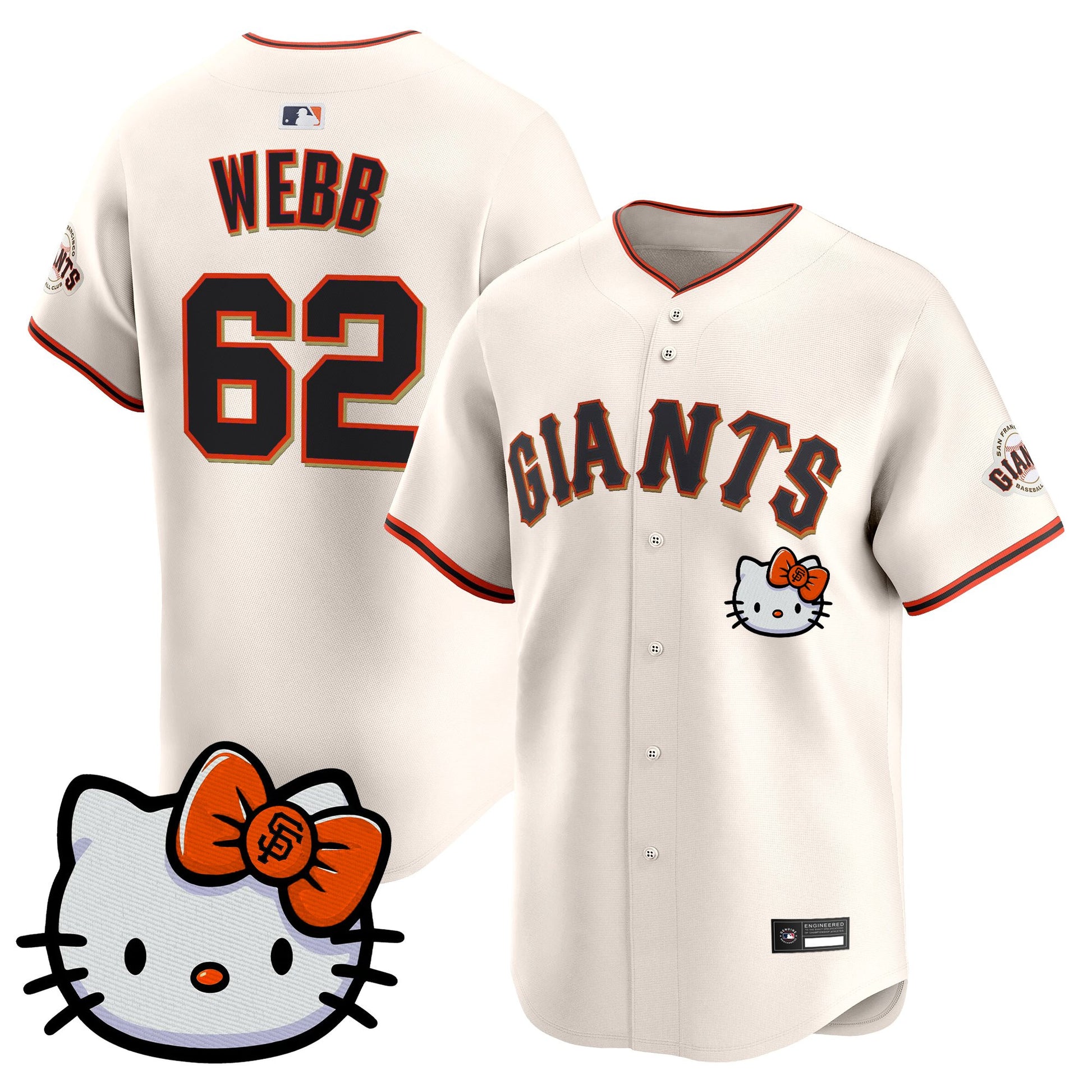  San Francisco Giants Meow KT Vapor Premier Limited Jersey – All Stitched