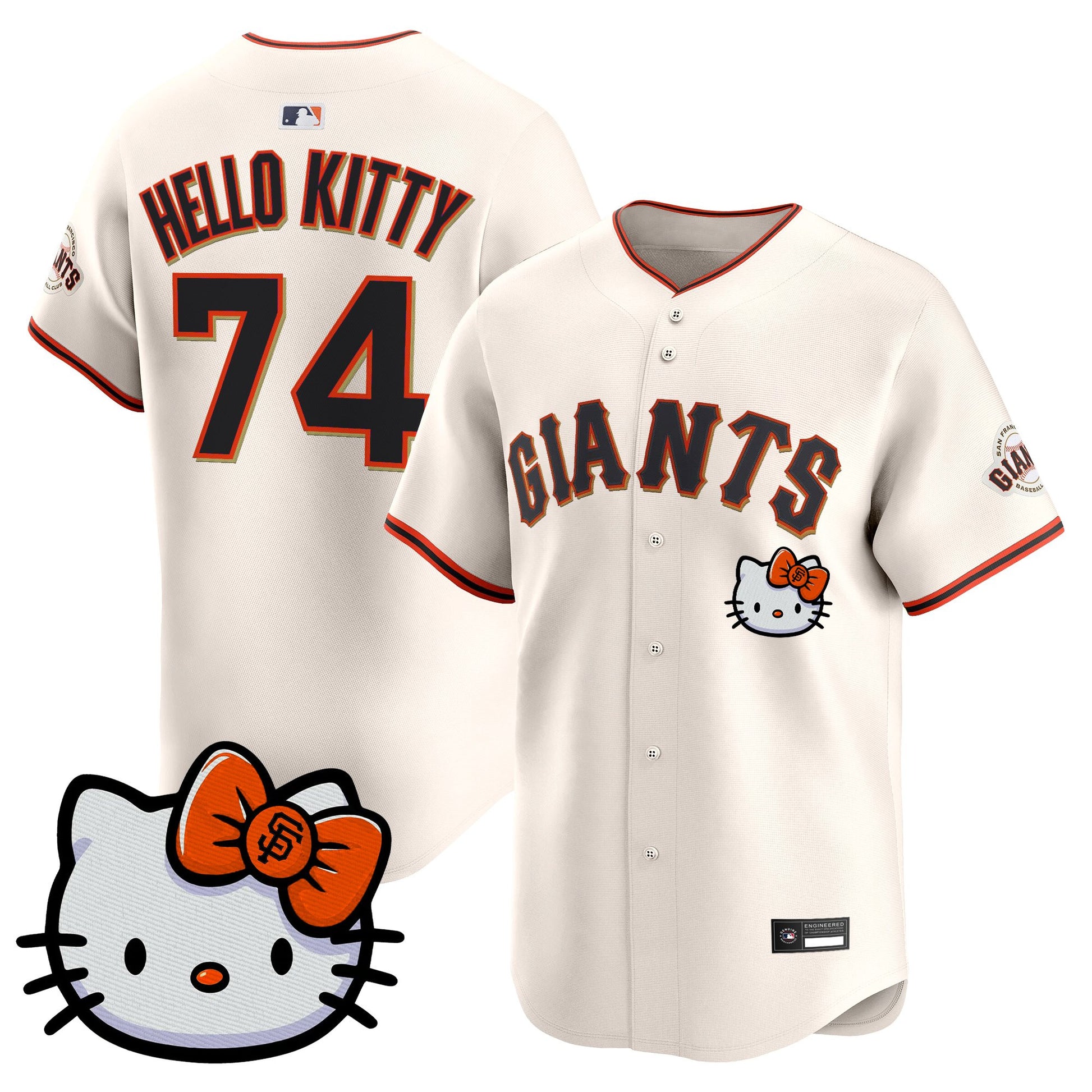  San Francisco Giants Meow KT Vapor Premier Limited Jersey – All Stitched