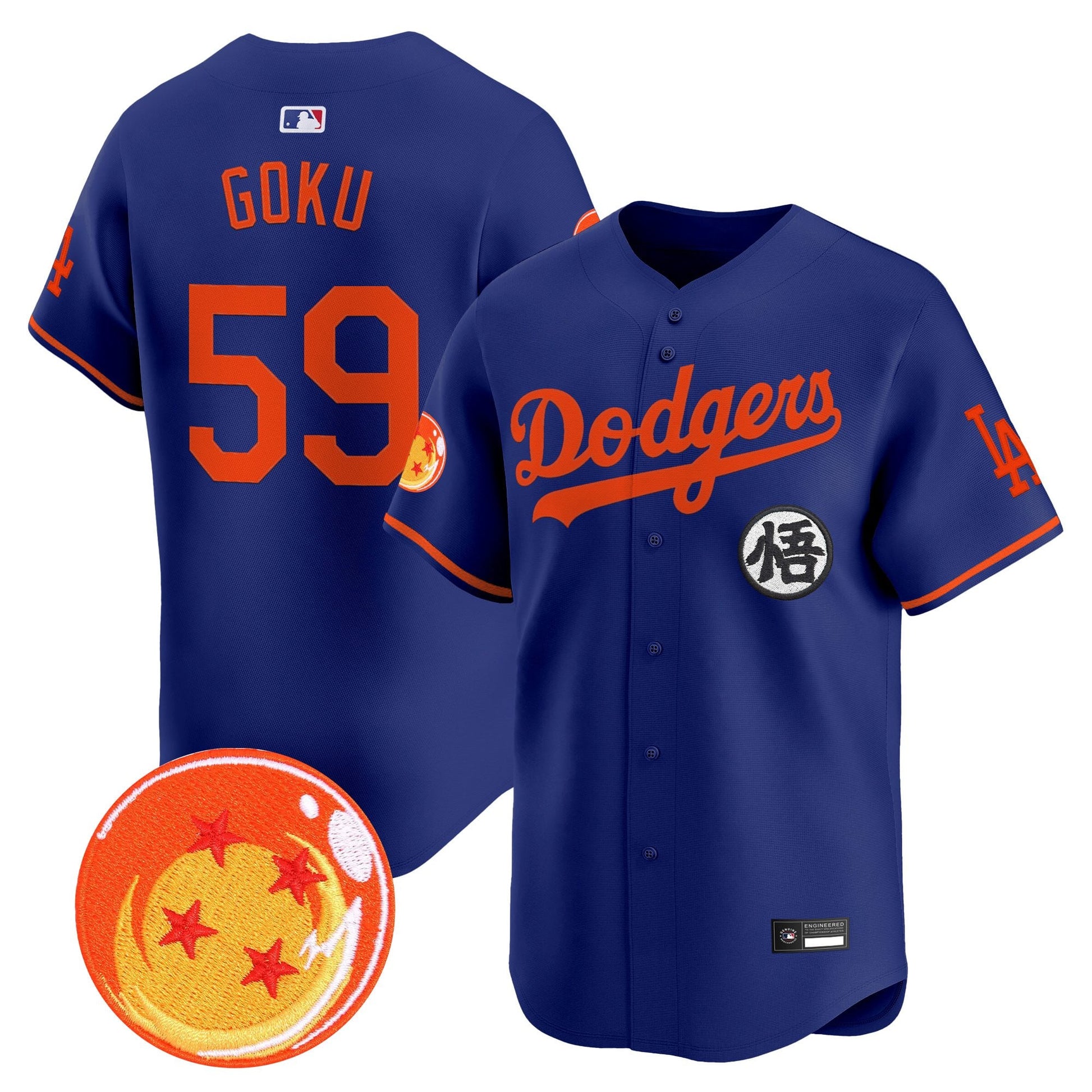 Los Angeles Dodgers x DB Vapor Premier Limited Jersey - Stitched