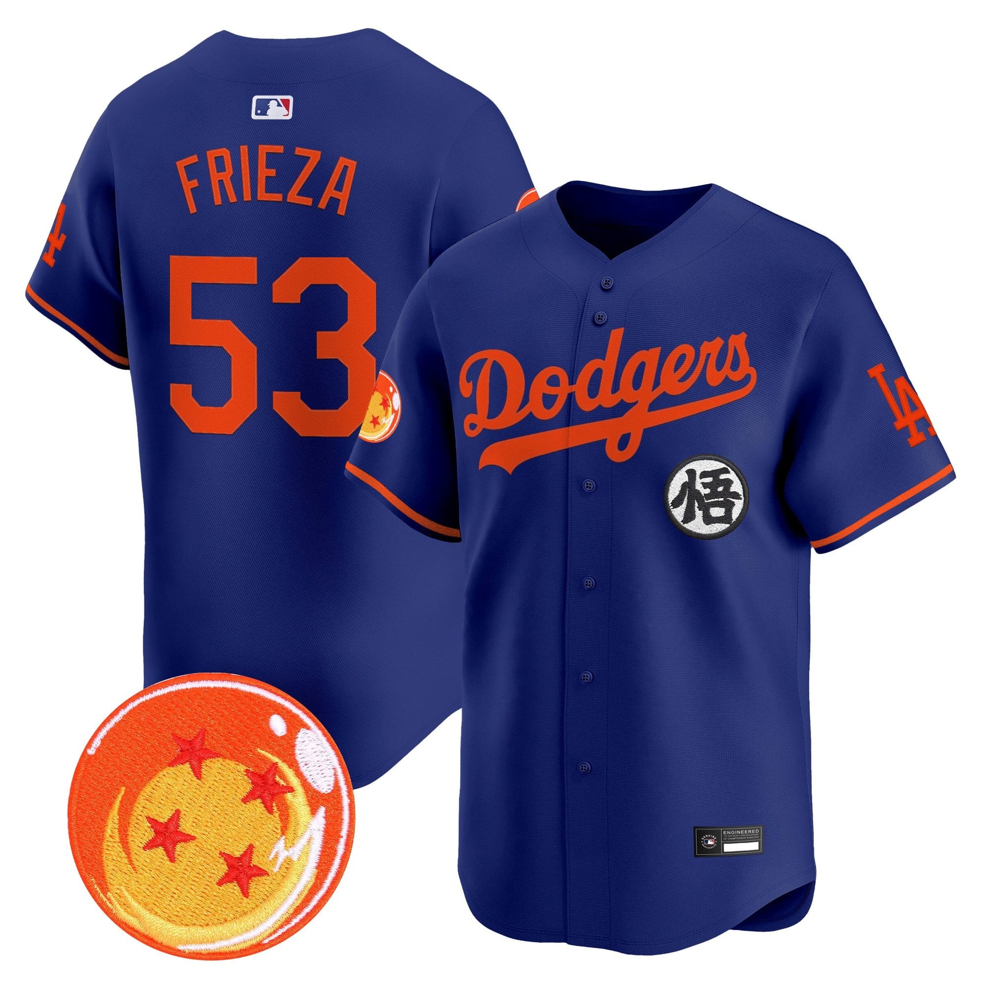Los Angeles Dodgers x DB Vapor Premier Limited Jersey - Stitched