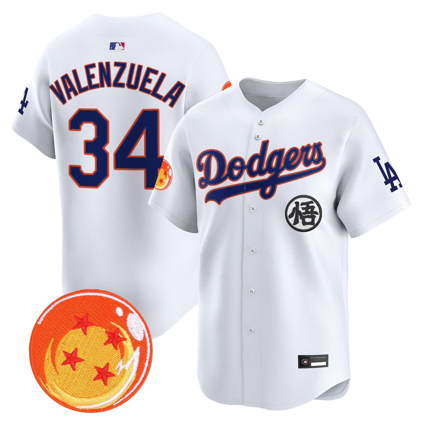 Los Angeles Dodgers x DB Vapor Premier Limited Jersey - Stitched