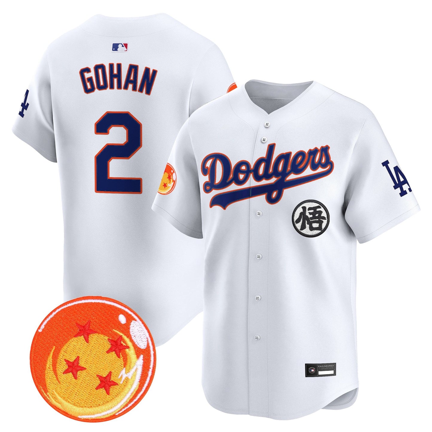 Los Angeles Dodgers x DB Vapor Premier Limited Jersey - Stitched
