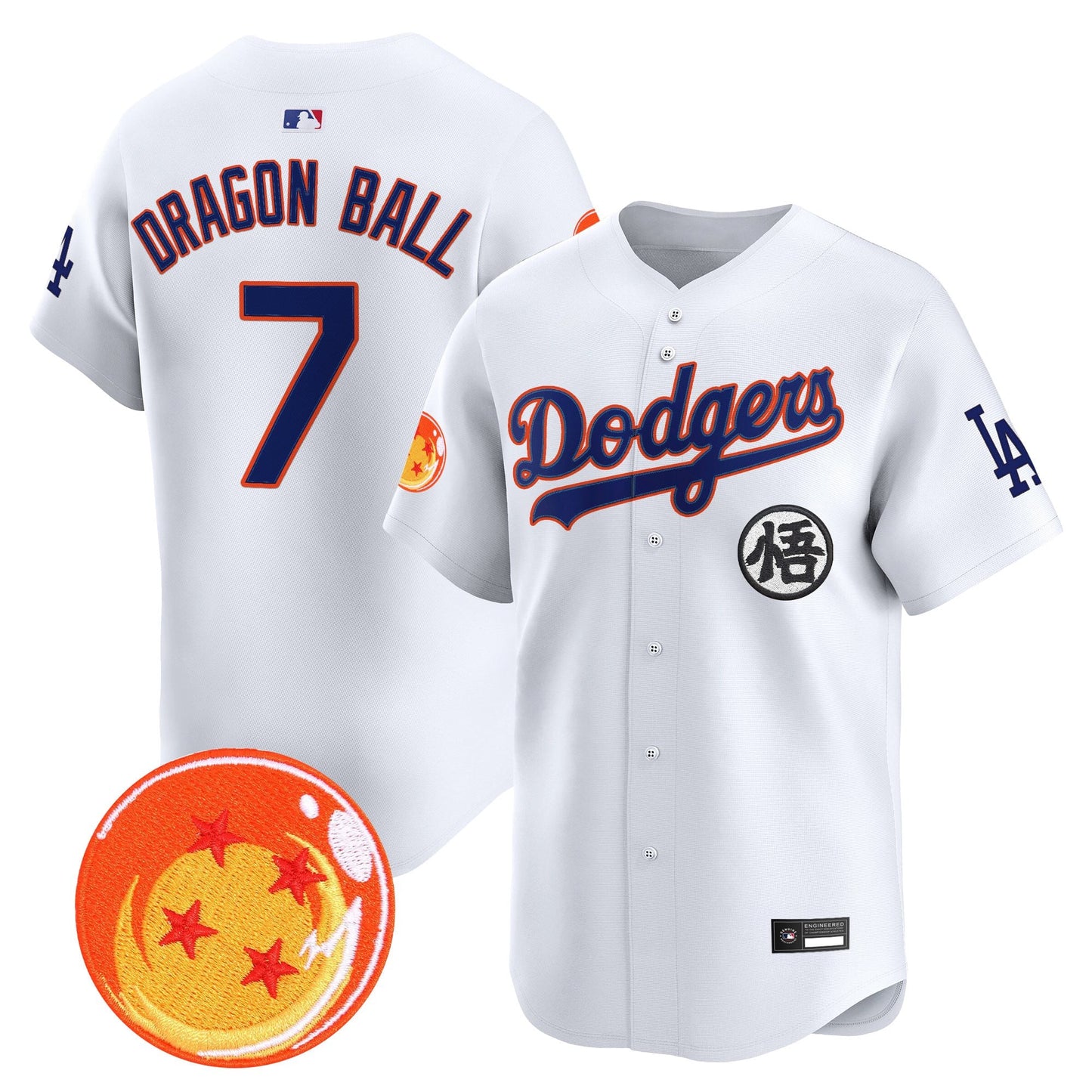 Los Angeles Dodgers x DB Vapor Premier Limited Jersey - Stitched