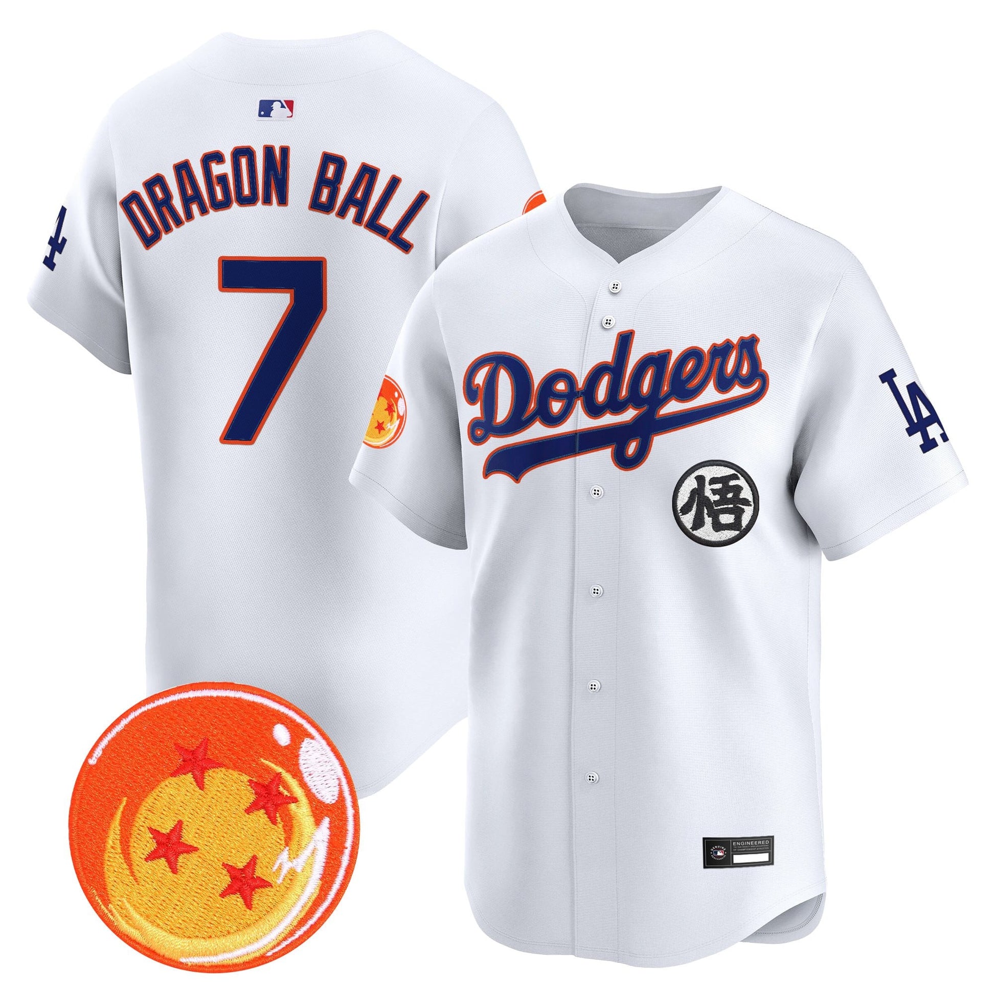 Los Angeles Dodgers x DB Vapor Premier Limited Jersey - Stitched