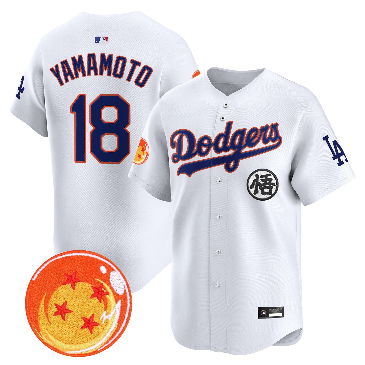 Los Angeles Dodgers x DB Vapor Premier Limited Jersey - Stitched