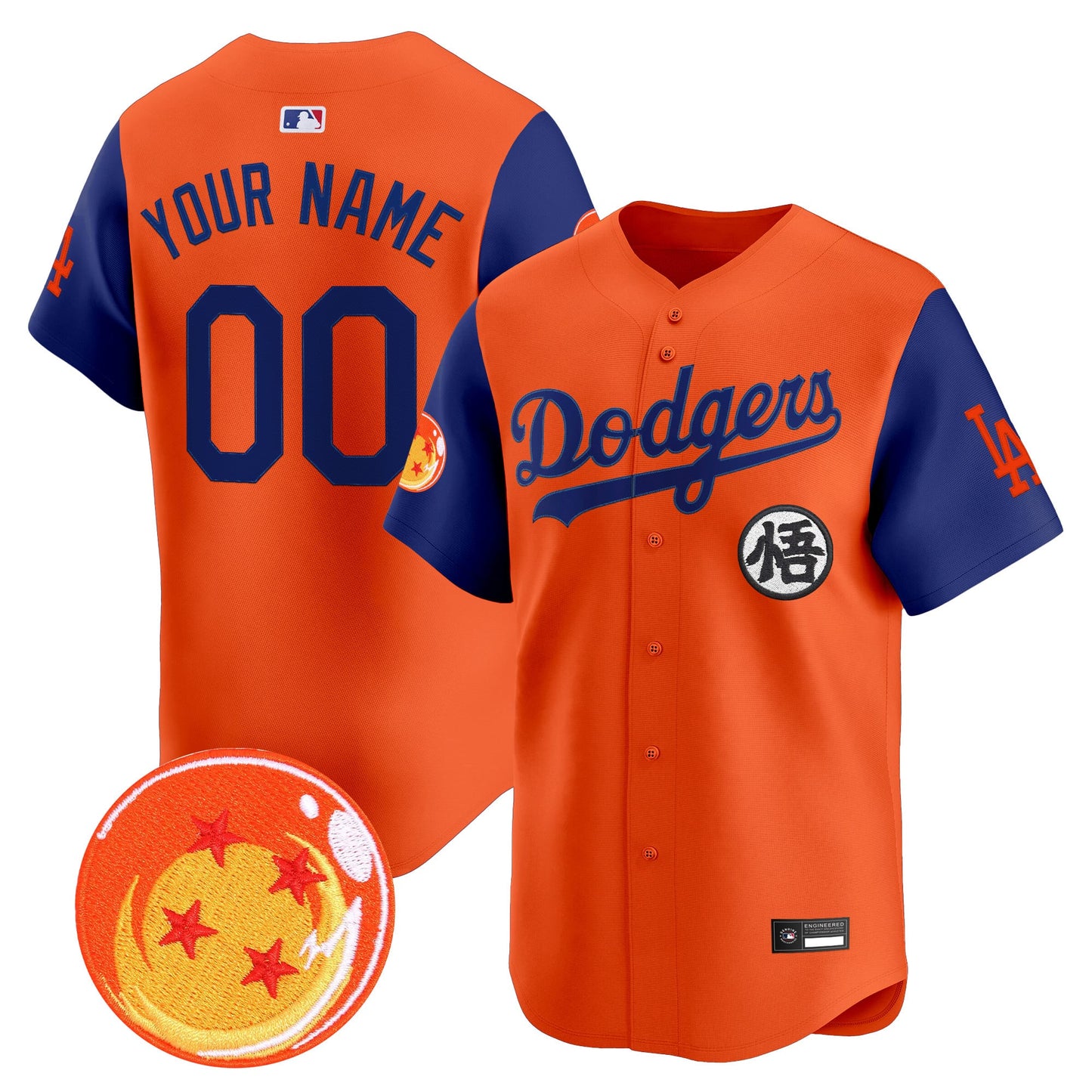 Los Angeles Dodgers x DB Vapor Premier Limited Custom Jersey - Stitched