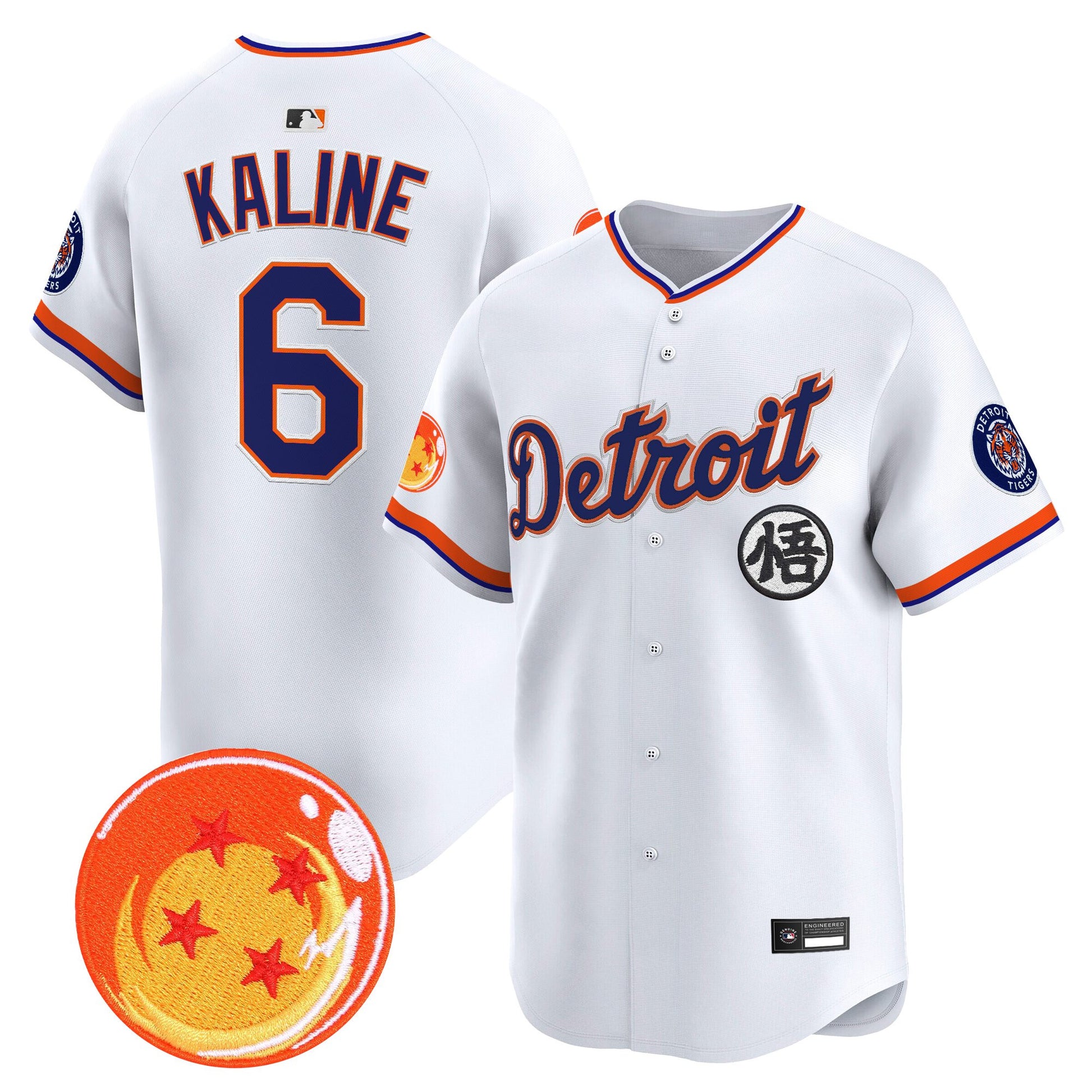 Detroit Tigers x Dragon Ball Vapor Premier Limited Jersey - All Stitched