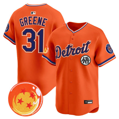 Detroit Tigers x Dragon Ball Vapor Premier Limited Jersey - All Stitched