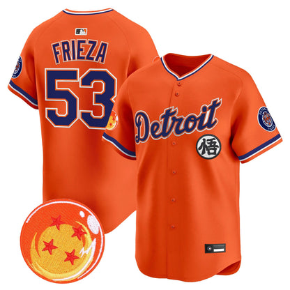 Detroit Tigers x Dragon Ball Vapor Premier Limited Jersey - All Stitched
