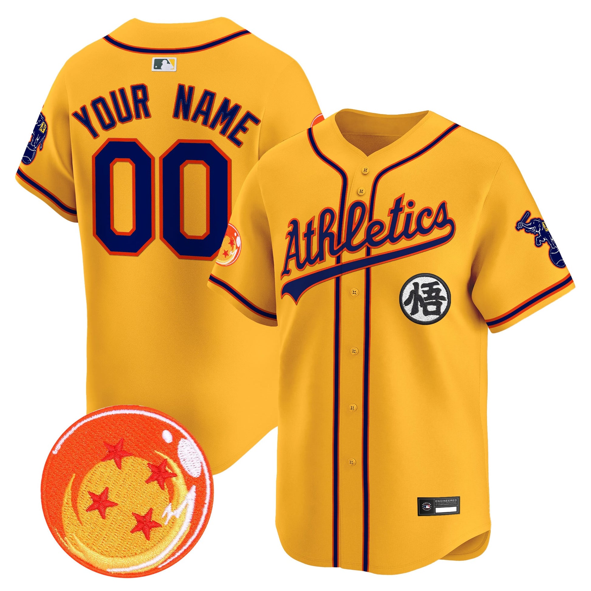 Oakland Athletics x DB Vapor Premier Limited Custom Jersey - All Stitched