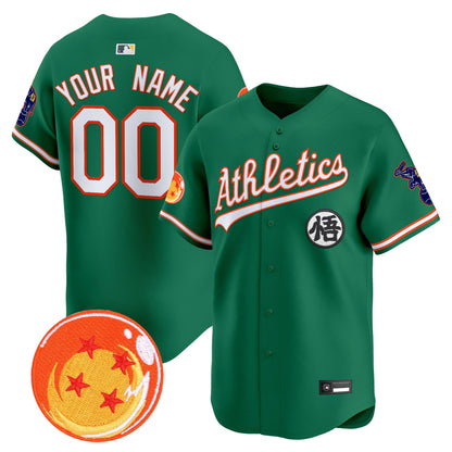 Oakland Athletics x DB Vapor Premier Limited Custom Jersey - All Stitched