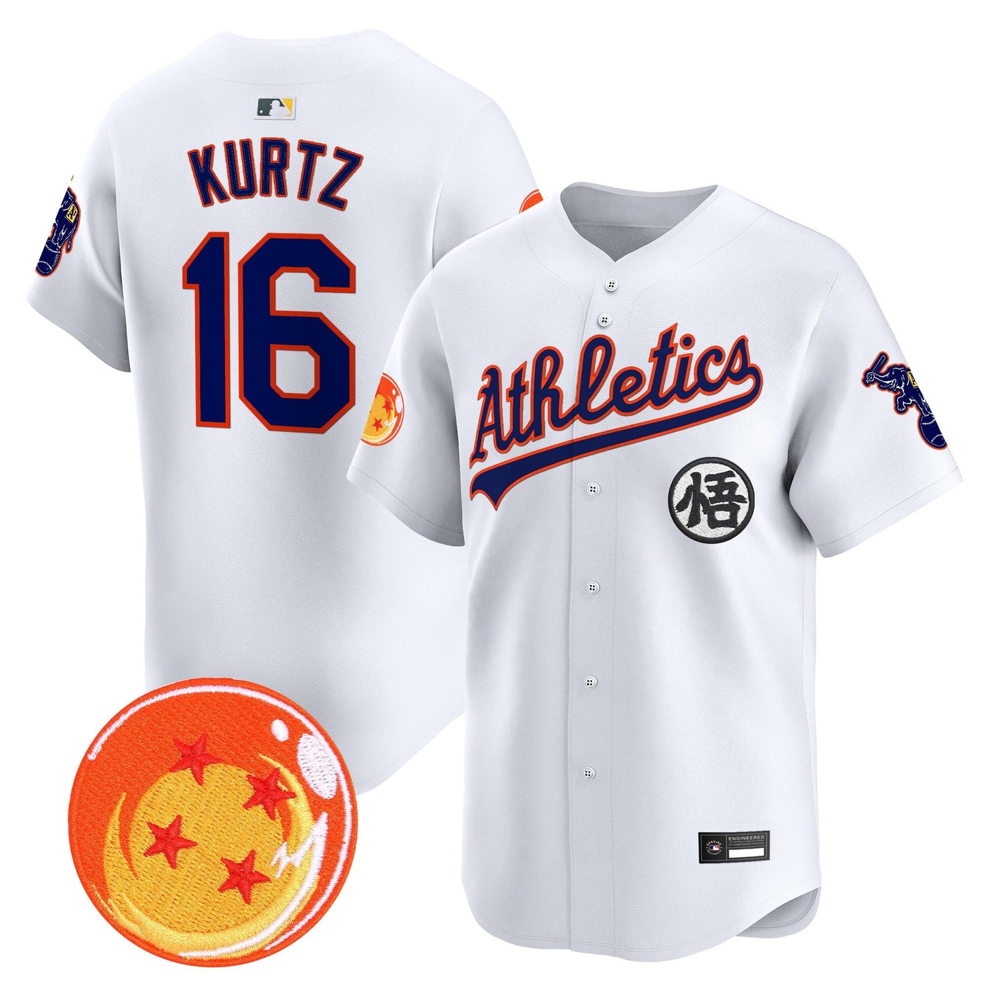 Oakland Athletics x DB Vapor Premier Limited Jersey - All Stitched