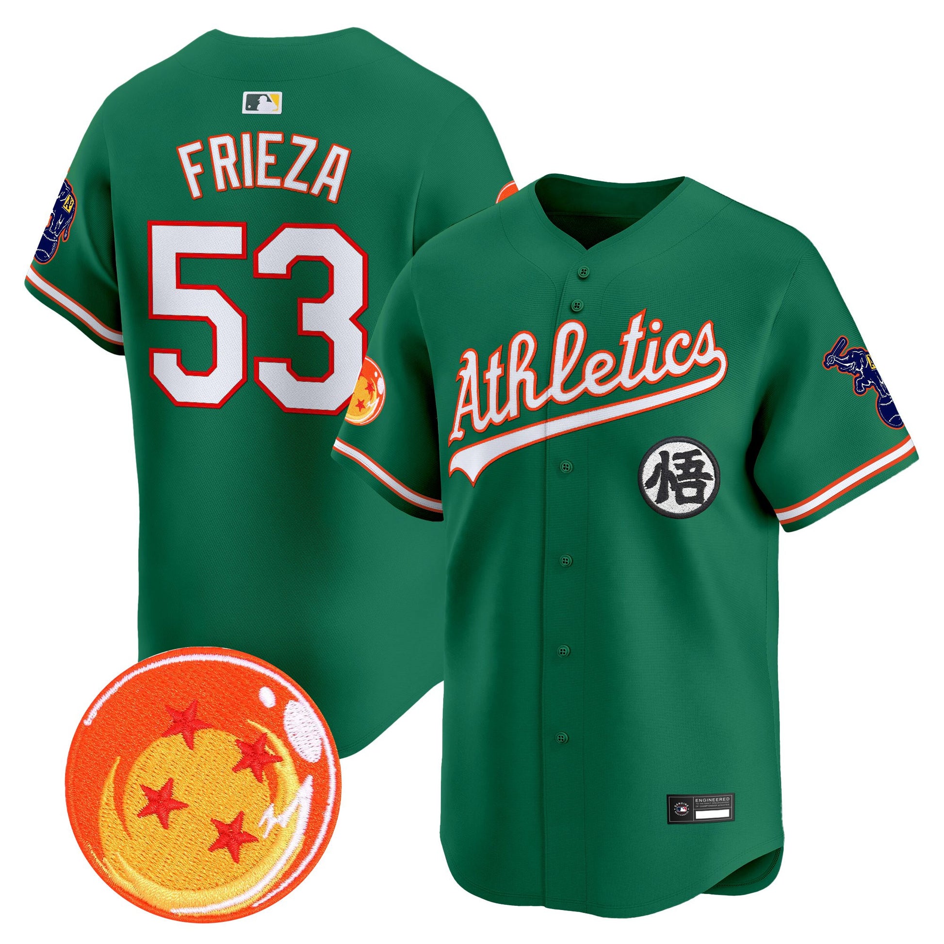 Oakland Athletics x DB Vapor Premier Limited Jersey - All Stitched
