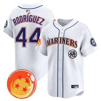 Seattle Mariners x Dragon Ball Vapor Premier Limited Jersey - All Stitched