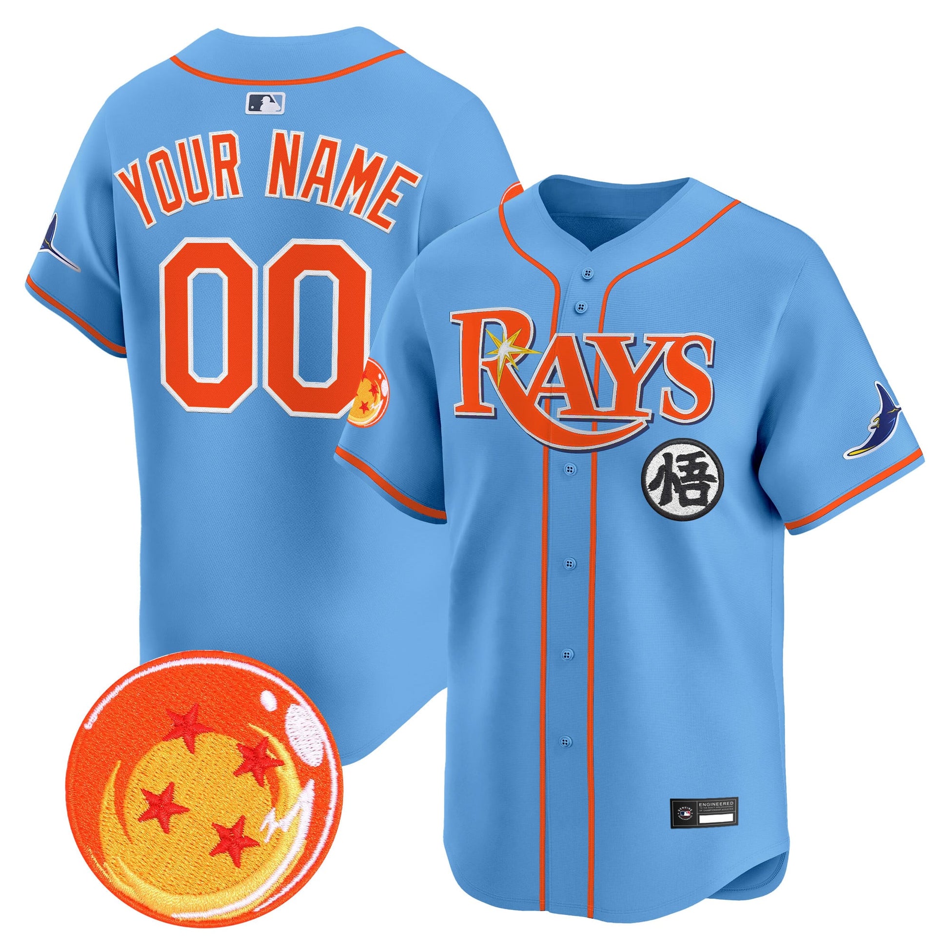 Tampa Bay Rays x  DB Vapor Premier Limited Custom Jersey - All Stitched