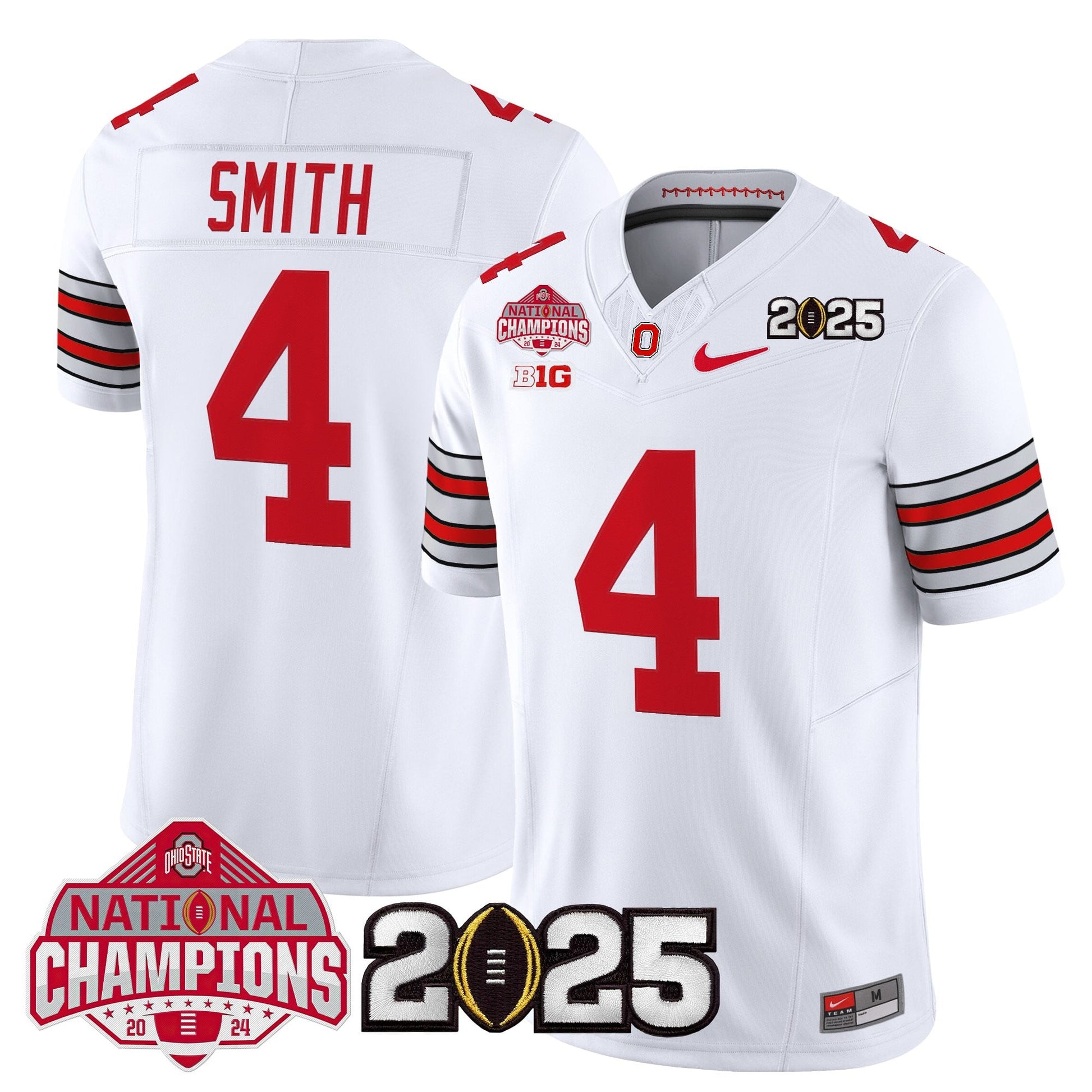 Ohio State Buckeyes 2026 "Tunnel Vision" National Champions Patch Vapor Limited Jersey - All Stitched