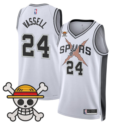 San Antonio Spurs x One Piece Jersey Collection - Stitched