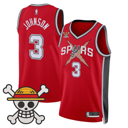 San Antonio Spurs x One Piece Jersey Collection - Stitched