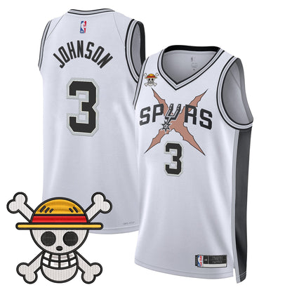 San Antonio Spurs x One Piece Jersey Collection - Stitched