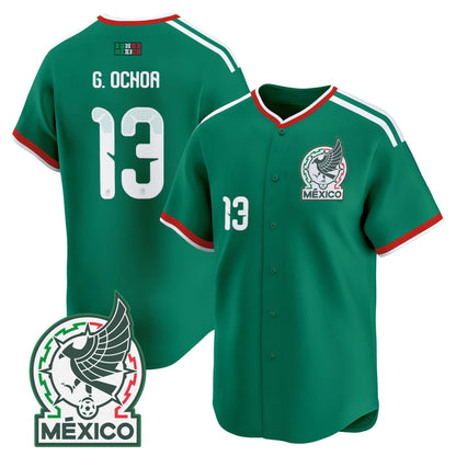 Mexico 2026 National Team Vapor Baseball Jersey - All Stitched