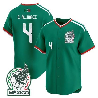 Mexico 2026 National Team Vapor Baseball Jersey - All Stitched