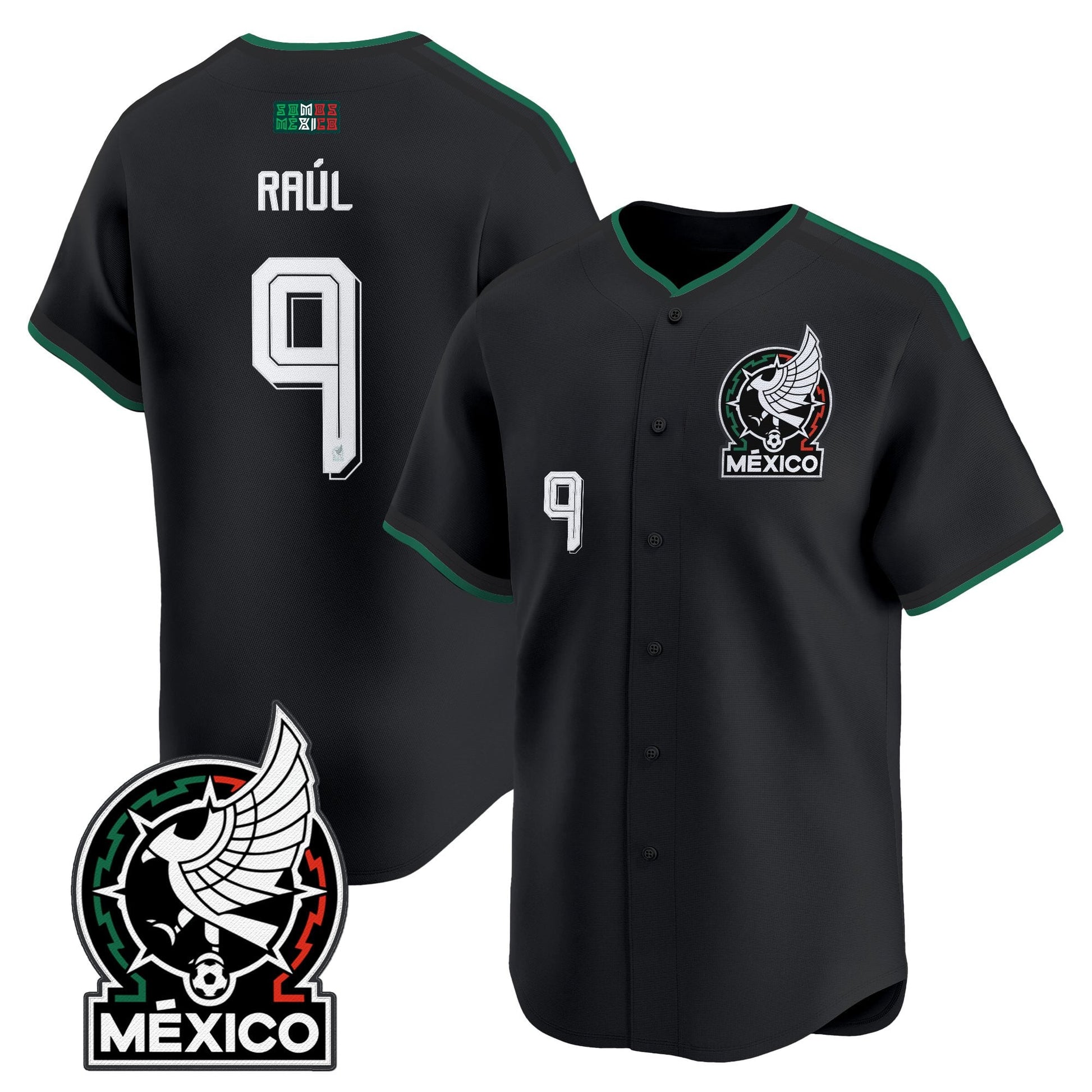 Mexico 2026 National Team Vapor Baseball Jersey - All Stitched