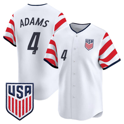 USMNT 2026 World Cup Vapor Baseball Jersey - Stitched
