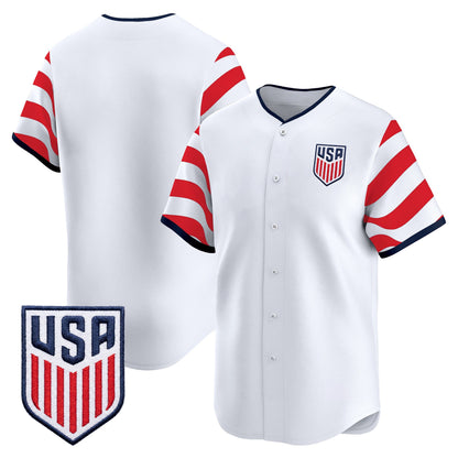 USMNT 2026 World Cup Vapor Baseball Jersey - Stitched