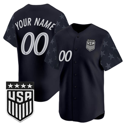 USMNT 2026 World Cup Vapor Custom Baseball Jersey - Stitched