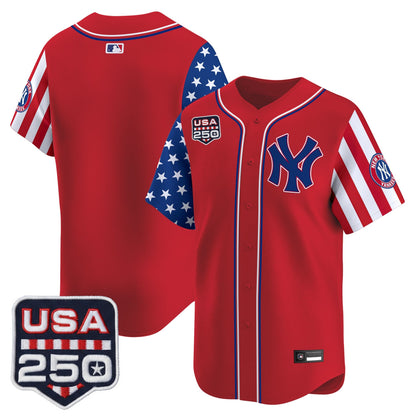 Yankees "America250 Edition" Vapor Premier Limited Jersey V2 - All Stitched