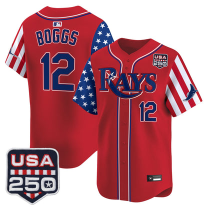 Tampa Bay Rays "America 250 Edition" Vapor Premier Limited Jersey - All Stitched
