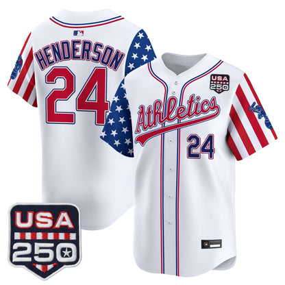 Athletics "America 250 Edition" Vapor Premier Limited Jersey - All Stitched