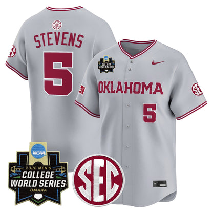 Oklahoma Sooners 2026 World Series Vapor Premier Limited Jersey - All Stitched