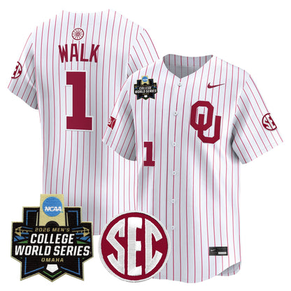Oklahoma Sooners 2026 World Series Vapor Premier Limited Jersey - All Stitched